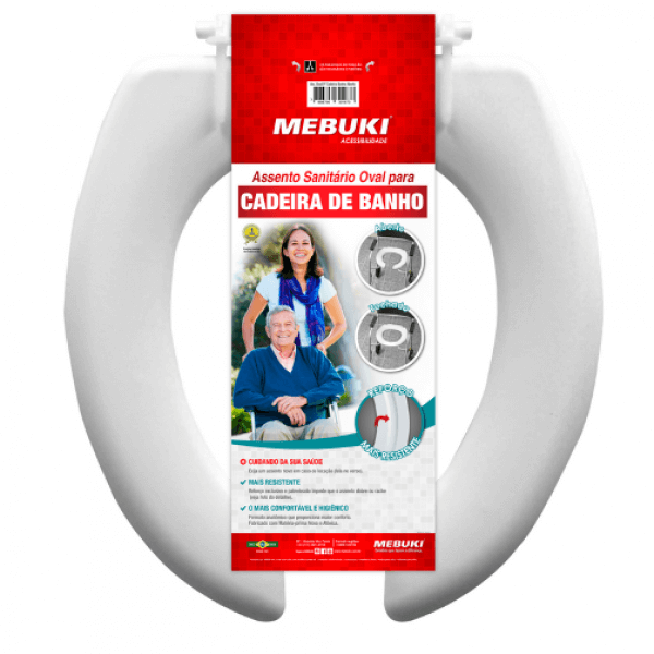 ASSENTO SANITÁRIO PARA CADEIRA DE BANHO ABERTO – MEBUKI – VENDA