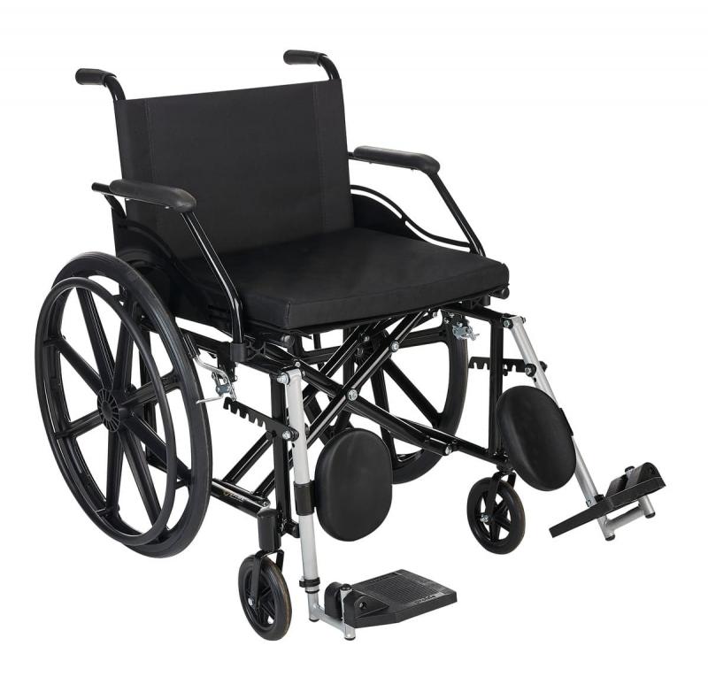 Cadeira de Rodas Obeso com elevação das pernas 