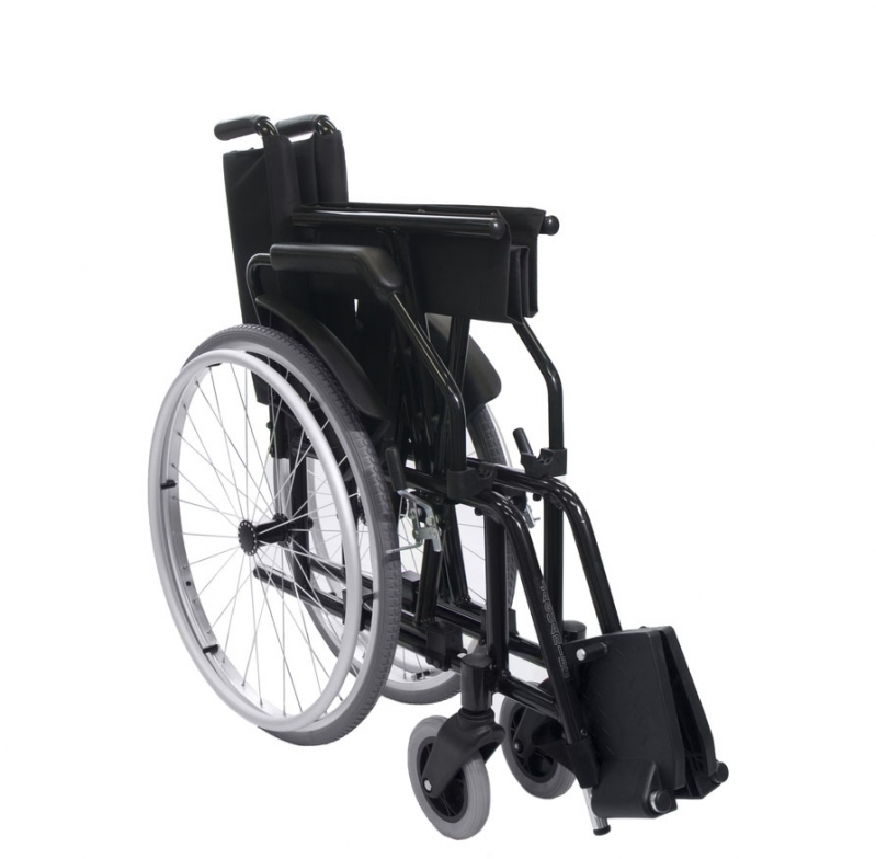 Cadeira de Rodas até 120 Kg Caierias - Cadeira de Rodas Alumínio
